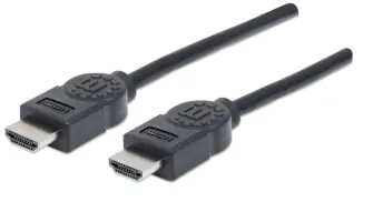 CABLE MANHATTAN HDMI 4K 30HZ 3D M-M *1M BLINDADO