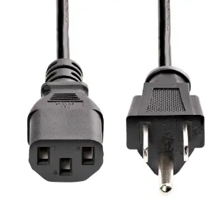 CABLE STARTECH DE 3.6M DE ALIMENTACION CORRIENTE PARA PC COMPUTADORA C13 A NEMAS-15P 14AWG CON TOMA CORRIENTE-125V