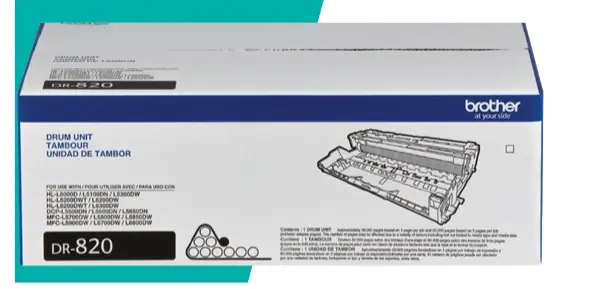TAMBOR BROTHER DR820 NEGRO / HL-L5100DN