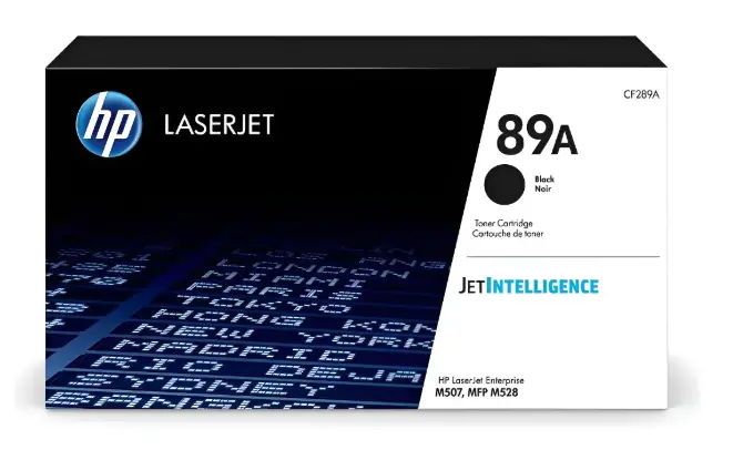 TONER HP 89A CF289A NEGRO LASERJET M507/M528 (5 000 PAG)