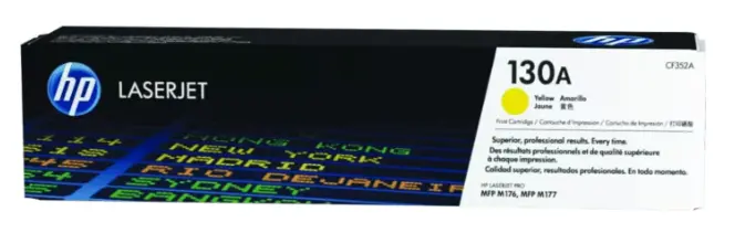 TONER HP 130A CF352A AMARILLO LASERJET MFP M176N/M177NW (1 000 PAG)