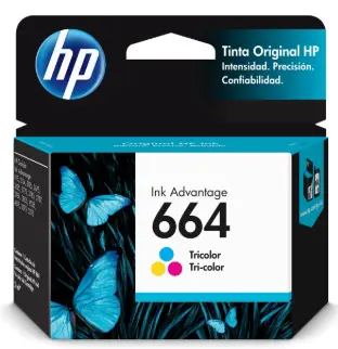 TINTA HP 664 F6V28AL TRICOLOR DESKJET 1115/3835/2135/3635 (100 PAG)