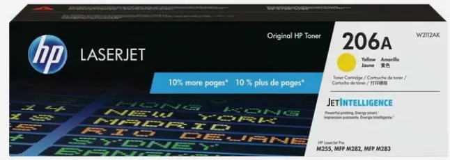 TONER HP 206A W2112A AMARILLO