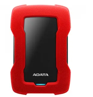 HD EXT 1 TB ADATA 2.5 USB 3.1 AHD330-1TU31-CRD CONTRA GOLPES ROJO