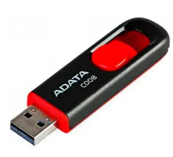 MEMORIA ADATA USB 16 GB 2.0 NEGRO-ROJO