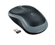 Mouse Logitech M185 Inalambrico negro/gris