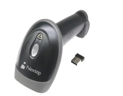 LECTOR DE CODIGO DE BARRA Y QR NEXTEP INALAMBRICO (1D/2D) USB NEGRO NE-503I