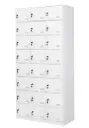 LOCKER METALICO 24 PUERTAS MC BLANCO DESARMADO