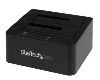 DOCKING STARTECH ESATA USB 3.0 UASP CABL 2 BAHIAS PARA DISCO DURO O SSD SATA DE 2.5 O 3.5 PULGADAS