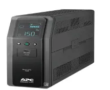 UPS APC Pro BR1500M2-LM 1.5kVA/900W AVR LCD torre 10 contactos NEMA 5-15R (6 c/protección batería) 2 puertos de carga USB