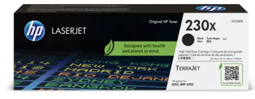 Tóner HP 230X W2300X Negro LaserJet PRO 4203 / MFP 4303 (7 500 PAG)
