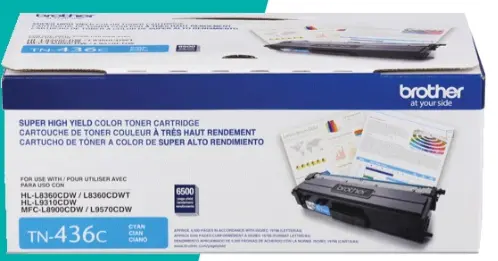 TONER BROTHER TN436C CIAN HLL9310CDW/MFCL8900CDW/MFCL9570CDW (6 500 PAG)