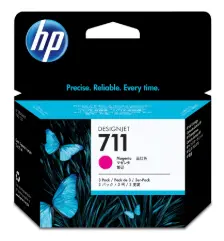 TINTA HP LF 711 CZ135A MAGENTA DESIGNJET T120/T520 29ML (3-PACK)