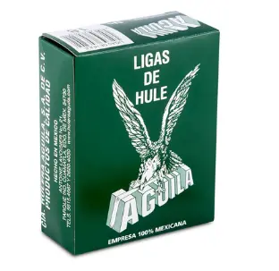 Ligas de Hule Águila No. 18 100 gr