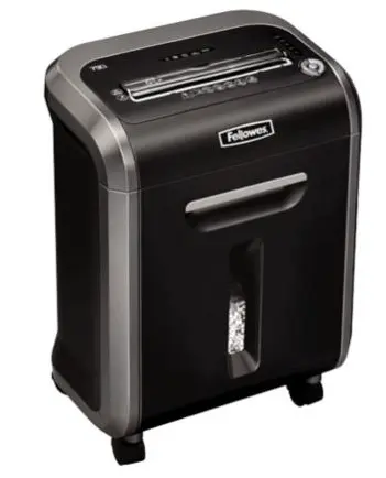 Trituradora Fellowes Powershred 79Ci Corte Cruzado 16 Hojas 6 Galones Color Negro