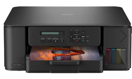 Multifuncional Brother DCP-T530DW Tinta Continua Color InkBenefit Tank Duplex USB WiFi 2.4 GHz/5 GHz 27 ppm