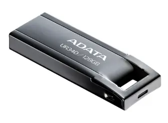 Memoria ADATA 128GB USB ROYAL UR340 3.2 Negro AROY-UR340-128GBK