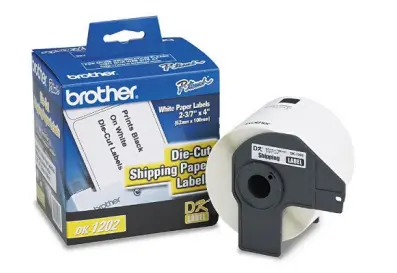 Etiqueta Brother Blanca Precortada DK1202 300 62mm x 100mm QL-810 QL-800