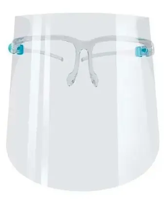 Careta Protectora Facial Con Lentes Caja 