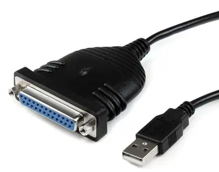 CABLE DE 1.8M ADAPTADOR DE IMPRESORA PARALELO DB25 A USB A