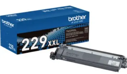 Tóner Brother TN229XXL Súper Alto Rendimiento Color Negro 4500 Páginas