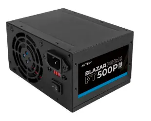 Fuente Acteck 500W Blazar Prime FT500P ATX Negro AC-938143