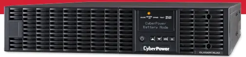 UPS Smart App Online doble conversión CyberPower OL1500RTXL2U LCD 1.5kVA/1350W rack2U/torre 8x NEMA 5-15R onda senoidal pura