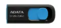 Memoria ADATA 256GB USB 3.2 UV128 negro con azul AUV128-256G-RBE