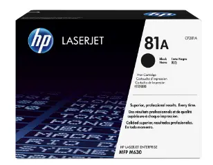TONER HP 81A CF281A NEGRO LASERJET PRO M630z/M630f/M630h (10 500 PAG)