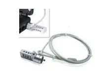 [2296] Candado de combinacion Brobotix para laptop 1.3m modelo 128899