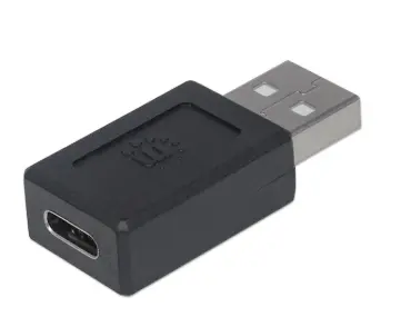 [2341] ADAPTADOR MANHATTAN USB-C AM-AH V2 NEGRO
