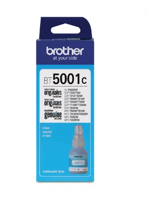 [BT5001C ORI] TINTA BROTHER BT5001 CYAN T300/T500/T700/T800