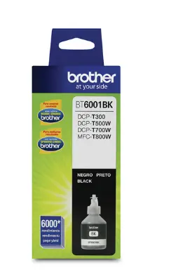 [BT6001BK ORI] TINTA BROTHER BT6001 NEGRO T300/T500/T700TT800