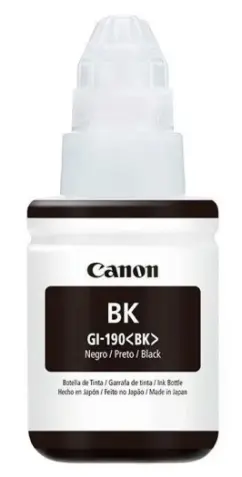 [GI190N ORI] TINTA CANON GI-190 NEGRO