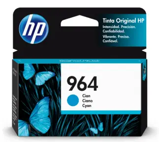 [964C ORI] TINTA HP 964 CYAN 3JA50AL /9010/9016/9018