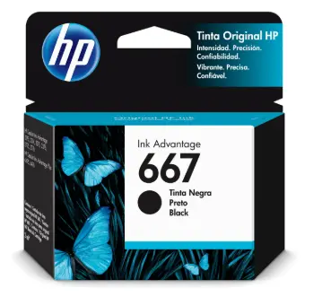 [667N ORI] TINTA HP 667 3YM79AL NEGRO DESKJET INK ADVANTAGE 2374 / 2375(120 PAG)