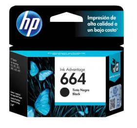 [664N ORI]       TINTA HP 664 F6V29AL NEGRO DESKJET 1115/3835/2135/3635 (120 PAG)