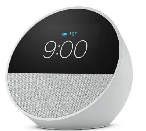 [2529] 	 Asistente Amazon ECHO SPOT pantalla 2.83 pulgadas blanca