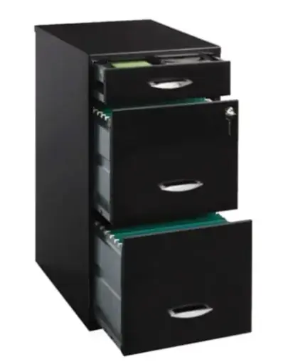 [535] ARCHIVERO VERTICAL METÁLICO 1 PAPELERO Y 2 ARCHIVEROS