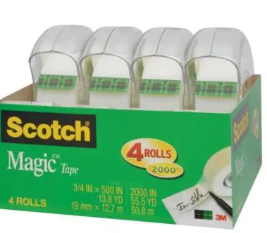 [8101812D] Cinta 3M Magica 0.019X12.7 Mts C/Despachador C/4