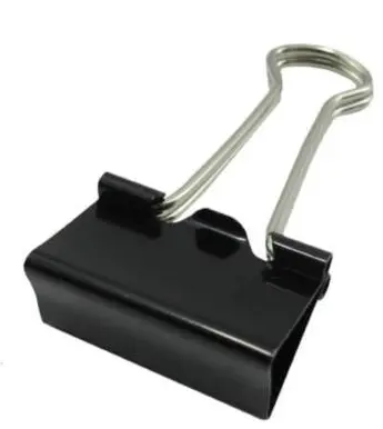 [NE-153] Sujeta Documentos Nextep Chico 19mm (3/4") 12 Pzas