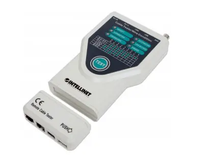 [80094] PROBADOR DE CABLES INTELLINET RJ11 RJ45 USB FIREWIRE