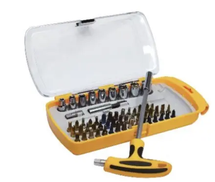 [51978] Kit de herramientas Brobotix destornilladores con extension 58 piezas modelo 651978