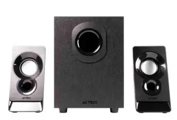 [935241] Bocinas Acteck 2.1 Subwoofer Elant Act AS470 Advanced Series Negro