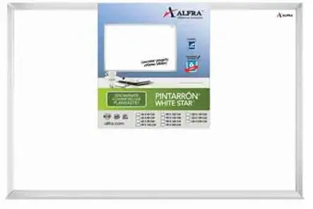 [4577] PINTARRON ALFRA BCO WHITE STAR 90X120 CMS