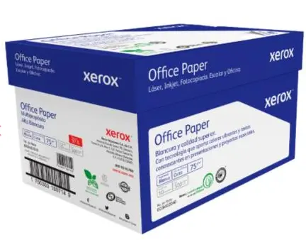 [3M02040] Papel Copiadora Xerox Officio Paper Azul Carta 75 gr 97% Blancura Caja C/5000 hojas