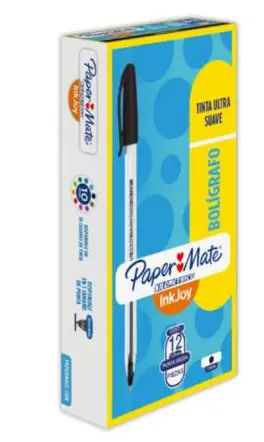 [113533] BOLIGRAFO PAPERMATE KILOMETRICO NEGRO 1.0MM PQTE/12