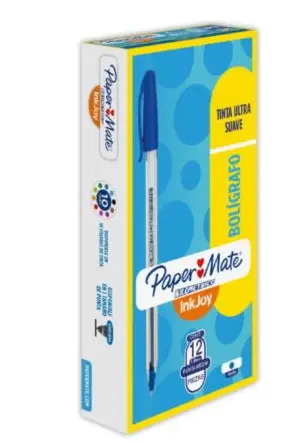 [35315] BOLIGRAFO PAPERMATE KILOMETRICO AZUL 1.0MM C/12