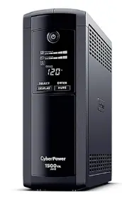 [CP1500] UPS CyberPower Intelligent LCD CP1500AVRLCDa 1.50 kVA/900W AVR torre 12 NEMA 5-15R (6 c/protección batería) 120V Energy Star