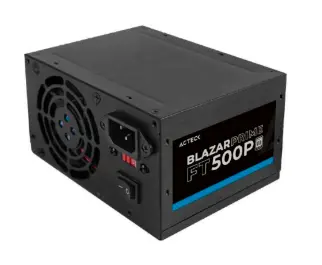 [FT500]  	 Fuente Acteck 500W Blazar Prime FT500P ATX Negro AC-938143